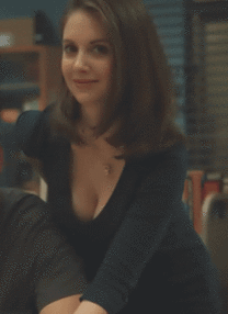 Alison Brie as Annie Edison - Tits Jiggle - Animated GIF